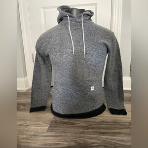 Gray blanket blend hoodie super soft small